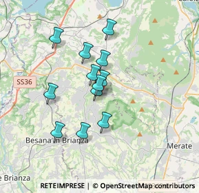 Mappa Via Giovanni Besana, 23896 Sirtori LC, Italia (2.71417)