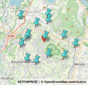 Mappa Via Giovanni Besana, 23896 Sirtori LC, Italia (3.74714)