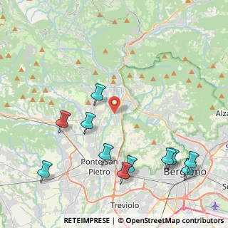 Mappa Via Ghiaie, 24030 Paladina BG, Italia (5.12455)