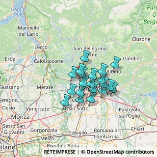 Mappa Via Ghiaie, 24030 Paladina BG, Italia (9.472)