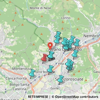 Mappa Via Antonio Meucci, 24020 Ranica BG, Italia (1.6545)