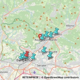 Mappa Via Antonio Meucci, 24020 Ranica BG, Italia (3.88)
