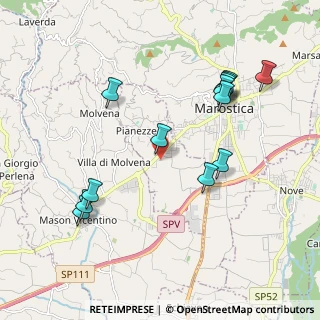 Mappa Via Luigi Einaudi, 36060 Pianezze VI, Italia (2.07923)