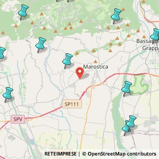 Mappa Via Luigi Einaudi, 36060 Pianezze VI, Italia (7.38846)