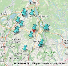 Mappa Via Piave, 23887 Olgiate Molgora LC, Italia (6.86143)