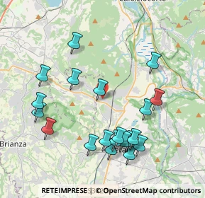 Mappa Via Piave, 23887 Olgiate Molgora LC, Italia (4.205)