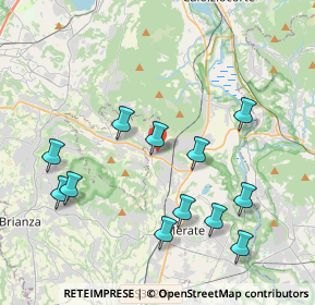 Mappa Via Piave, 23887 Olgiate Molgora LC, Italia (4.19667)