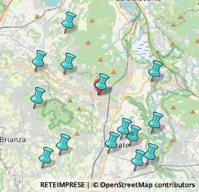 Mappa Via Piave, 23887 Olgiate Molgora LC, Italia (4.80571)