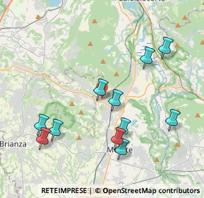 Mappa Via Piave, 23887 Olgiate Molgora LC, Italia (4.12909)