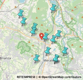 Mappa Via Piave, 23887 Olgiate Molgora LC, Italia (3.69077)