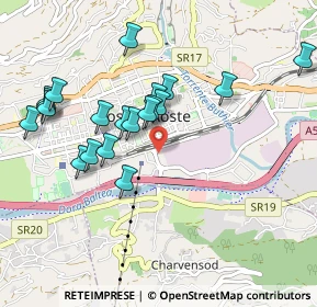 Mappa Via 1° Maggio, 11100 Aosta AO, Italia (0.934)