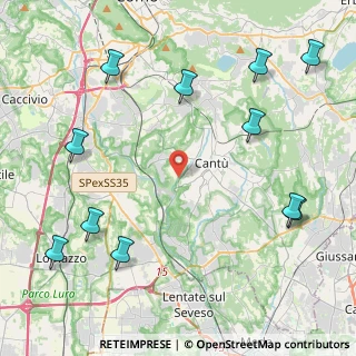 Mappa Via Grandi Achille, 22063 Cantù CO, Italia (5.60636)