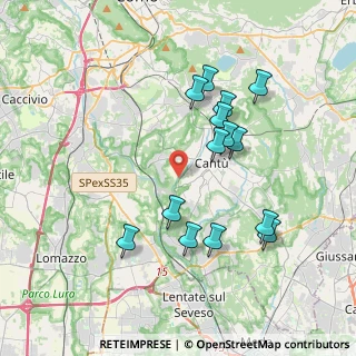 Mappa Via Grandi Achille, 22063 Cantù CO, Italia (3.605)