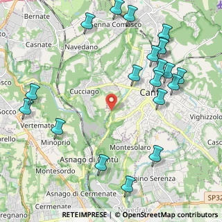 Mappa Via Grandi Achille, 22063 Cantù CO, Italia (2.619)