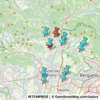 Mappa Via Roncelli Fratelli, 24030 Almenno San Bartolomeo BG, Italia (3.68917)