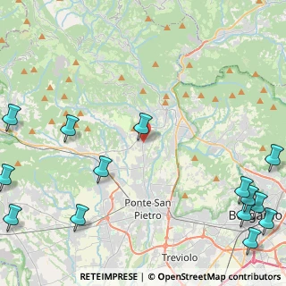 Mappa Via Roncelli Fratelli, 24030 Almenno San Bartolomeo BG, Italia (7.01929)