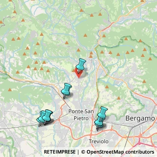 Mappa Via Roncelli Fratelli, 24030 Almenno San Bartolomeo BG, Italia (5.13)