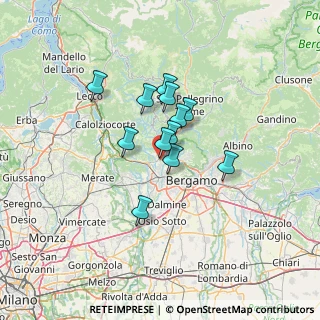 Mappa Via Roncelli Fratelli, 24030 Almenno San Bartolomeo BG, Italia (8.9975)