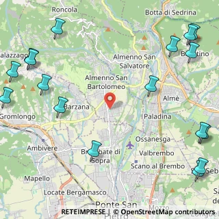 Mappa Via Roncelli Fratelli, 24030 Almenno San Bartolomeo BG, Italia (3.41529)