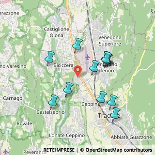 Mappa Via Vecchia Milanese, 21040 Venegono Inferiore VA, Italia (1.78583)
