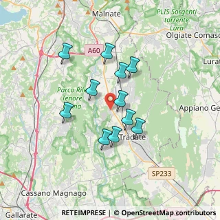 Mappa Via Vecchia Milanese, 21040 Venegono Inferiore VA, Italia (2.81727)