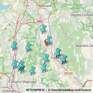 Mappa Via Vecchia Milanese, 21040 Venegono Inferiore VA, Italia (4.58)