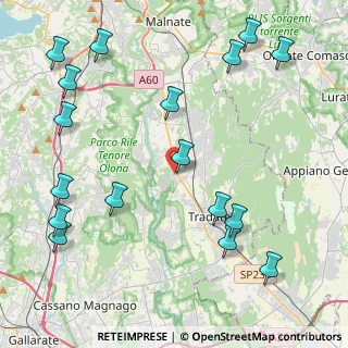Mappa Via Vecchia Milanese, 21040 Venegono Inferiore VA, Italia (5.41294)