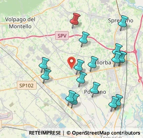 Mappa Via Camalò, 31050 Ponzano Veneto TV, Italia (4.05375)