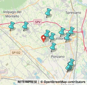 Mappa Via Camalò, 31050 Ponzano Veneto TV, Italia (4.19417)