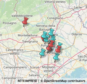 Mappa Via Camalò, 31050 Ponzano Veneto TV, Italia (8.77)