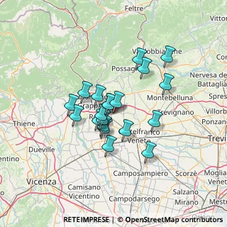 Mappa Via Bassanese, 31037 Loria TV, Italia (10.1185)
