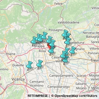 Mappa Via Bassanese, 31037 Loria TV, Italia (10.665)