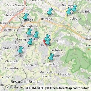 Mappa Via Monsignor Colli, 23891 Barzanò LC, Italia (2.01)