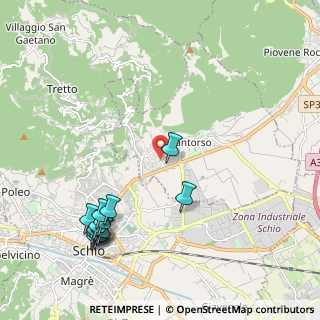 Mappa Via della Marzara, 36014 Santorso VI, Italia (2.49308)