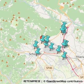 Mappa Via della Marzara, 36014 Santorso VI, Italia (3.25538)