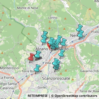 Mappa Via Locatelli Antonio, 24022 Alzano Lombardo BG, Italia (1.336)