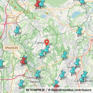 Mappa Via Pisacane Carlo, 22063 Cantù CO, Italia (6.803)
