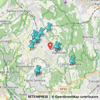 Mappa Via Pisacane Carlo, 22063 Cantù CO, Italia (1.57167)