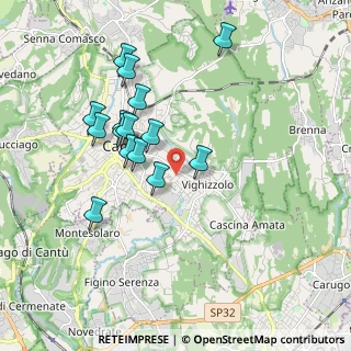 Mappa Via Pisacane Carlo, 22063 Cantù CO, Italia (1.73)