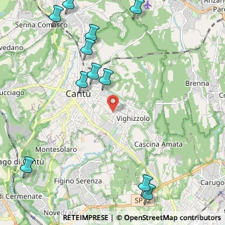 Mappa Via Pisacane Carlo, 22063 Cantù CO, Italia (2.86727)