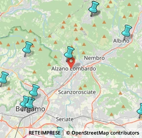 Mappa Via Salesiane, 24022 Alzano Lombardo BG, Italia (6.92143)