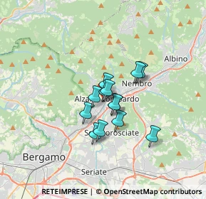 Mappa Via Salesiane, 24022 Alzano Lombardo BG, Italia (2.06769)