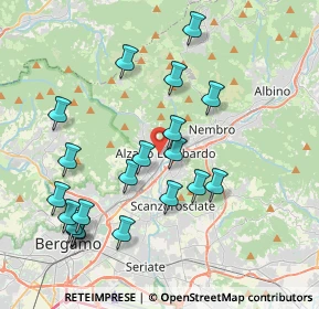 Mappa Via Salesiane, 24022 Alzano Lombardo BG, Italia (4.0625)