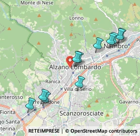 Mappa Via Salesiane, 24022 Alzano Lombardo BG, Italia (2.08455)