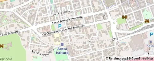 Mappa Aosta