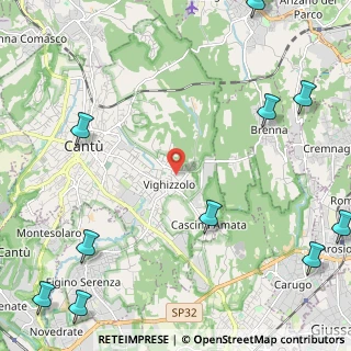 Mappa Via A. Ponchielli, 22063 Cantù CO, Italia (3.56545)