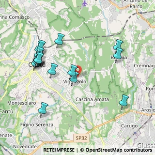 Mappa Via A. Ponchielli, 22063 Cantù CO, Italia (2.16176)