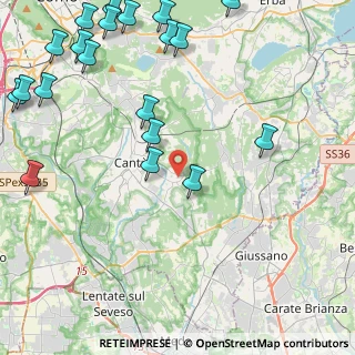 Mappa Via A. Ponchielli, 22063 Cantù CO, Italia (6.138)