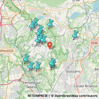 Mappa Via A. Ponchielli, 22063 Cantù CO, Italia (3.59)