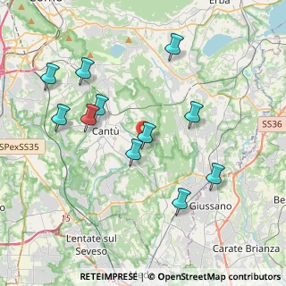 Mappa Via A. Ponchielli, 22063 Cantù CO, Italia (3.94091)